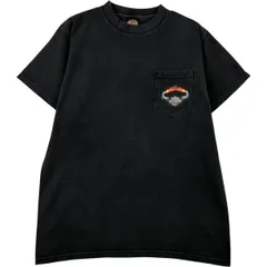 古着 ハーレーダビッドソン Harley-Davidson ファイヤーパターン モーターサイクル バイクTシャツ USA製 メンズM相当/eaa613497