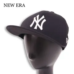 NEW ERA ニューエラ 59FIFTY 通年 NY刺繍 ヤンキース ベースボール キャップ 帽子 Sz.7 1/4 57.7cm メンズ 黒