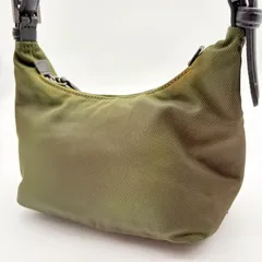 COACH y2k nylon accessory porch コーチ ナイロン製アクセサリーポーチ カーキ色