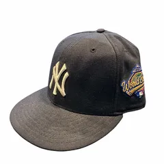 【中古】ニューエラ NEW ERA 90s USA製 ロゴ 刺繍 パッチ付き ブラック 7 4/1 ☆AA★ メンズ 【ベクトル 古着】 250607