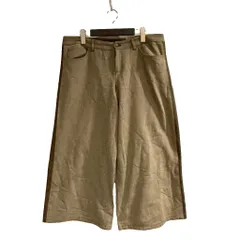 ラルフローレン RALPH LAUREN ワイドパンツ ストレート サイド ライン ベージュ ■WGA