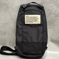 DIESEL ディーゼル ワンショルダーバッグ ボディバッグ スリングバッグ ブラック 黒 ナイロン キャンバス　ロゴパッチ メンズ レディース