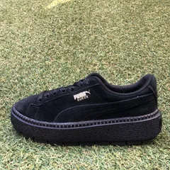 美品22.5 PUMA SUEDE PLATFORM TRACE プーマ スエードプラットフォーム トレース HW213