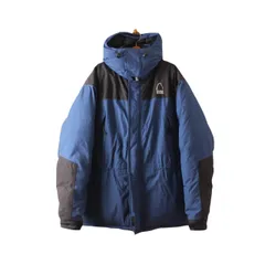 SIERRA DESIGNS シエラデザインズ 90s ジャケット ダウンパーカ 一部グースダウン ネイビー×黒 XL （w-10620109）