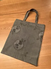 大島紬トートバッグ、エコバック、レッスンバック