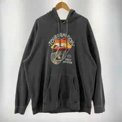 【中古品】 HARLEY DAVIDSON×THE ROLLING STONES SWEAT PARKER ハーレーダビットソン 【145-260219-st-14-fuz】