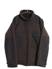 90s 米軍実物 ECWCS GEN1 裏 パイル フリース ジャケット メンズ L オールド 95年製 アーミー ミリタリー ベアー ジャンパー 軍物 ツートン