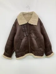 Ungrid アングリッド ムートンコート S ブラウン ショート丈 フードなし