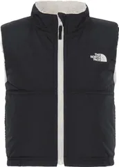 ザ・ノース・フェイス THE NORTH FACE アウトドア ベビー リバーシブルコージーベスト 赤ちゃん フリース チョッキ アウター 上着 撥水 軽量 秋冬 防寒着 通園 普段使い お出かけ 外遊び キャンプ  NYB82 KF ブラック×フォッシルアイ