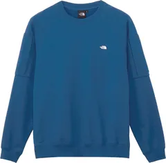 ザ・ノース・フェイス THE NORTH FACE アウトドア CRスウェットクルー CR SWEAT CREW メンズ レディース スウェットトレーナー 両脇ファスナー 大容量ポケット 食品防汚 抗菌防臭 消臭加工  NTM62410 OB マウンテンブルー