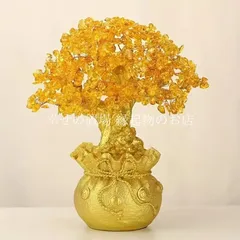 金のなる木 招財樹 ゴールド クリスタルツリー 置物 風水 金運 インテリア 福袋 卓上 開運 癒し リビング 玄関 寝室 書斎 デスク 飾り 豊かさ 縁起物 プレゼント 金色 雑貨