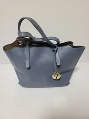 FURLA フルラ サリー  水色 ブルーグレー ハンドバッグ トートバッグ