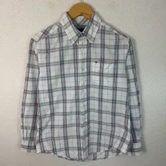 TOMMY HILFIGER トミーヒルフィガー 長袖シャツ チェック柄 ホワイト Sサイズ メンズ 古着 アメカジ ストリート クラシック