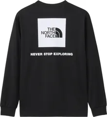 ザ・ノース・フェイス THE NORTH FACE アウトドア ロングスリーブバックスクエアロゴティー メンズ 長袖 Tシャツ ロンT トップス 速乾 コットンライク バックプリント 普段着 部屋着 リブ袖  NT32442 K2 ブラック2