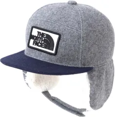 ザ・ノース・フェイス THE NORTH FACE アウトドア キッズ ウィンタートラッカーキャップ 子供 ジュニア 帽子 秋冬 キャンプ お出かけ 外遊び 防寒 耳当て付き サイズ調整可能 2WAY フリース  NNJ42321 Z MIXグレ