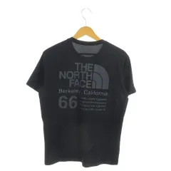 ザノースフェイス THE NORTH FACE Tシャツ M 紺 ネイビー ロゴプリント クルーネック 半袖 /MN37 ■GY63