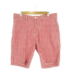 ポロ バイ ラルフローレン Polo by Ralph Lauren ハーフパンツ 34 赤 レッド チェック柄 ショート丈 /MN43 ■GY59