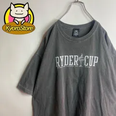 【c080】Tシャツ ワンポイント プリント ゆるだぼ ダークカラー 古着