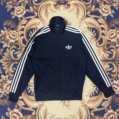 (M)アディダス ファイヤーバード トラックジャージ (ネイビー 南白)