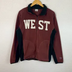 Champion チャンピオン フリース ジャケット デカロゴ ボルドー X-LARGEサイズ メンズ 古着 ストリート アメカジ