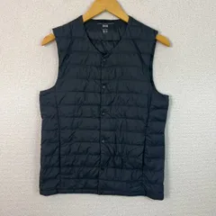 UNIQLO ユニクロ ウルトラライトダウンベスト キルティング ブラック Sサイズ メンズ 古着 シンプル シティーボーイ