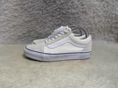 240 VANS オールドスクール 白 スニーカー 中古 靴