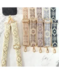 インド刺繍リボン スマホショルダー ショルダーストラップ ショルダーベルト Sparkle