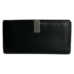 GUCCI(グッチ) 長財布 - 黒×シルバー レザー