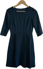  【美品】STRAWBERRY-FIELDSストロベリーフィールズ　ワンピース　グリーン　レディース【Z1792】