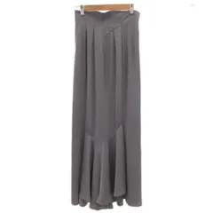 ココディール COCO DEAL ティアードスカート 2 グレー 灰色 マキシ丈 裾フレア 無地 /SC ■ECF001