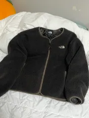 THE NORTH FACE ザノースフェイス XL ブラウン ボア フリース ジップアップ