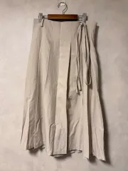 ウエスト後ろゴム プリーツ ロング丈スカート