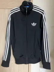 アディダス 旧ファイヤーバード 旧ファバ ブラック ジャージ トラックジャージ y2k