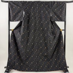 十日町紬 ますいわ屋扱い 井桁 燕 鳥 絣 正絹 HKT055 - メルカリ