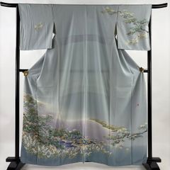 訪問着 作家もの 友禅 松竹梅 菊花 楓 茶屋辻 着物 051b p - メルカリ