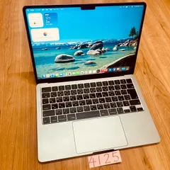 【動作確認済み】 MacBook air 13インチ 2022 アップル Apple M2 16GB 512GB 動画編集可能 カメラ内蔵 ノートPC ノートパソコン SSD搭載 macOSインストール済み 【4125】