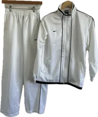  【美品】NIKEナイキ　ジャージ上下セット　ホワイト　レディース　Sサイズ【Z1792】