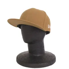 ニューエラ NEW ERA キャップ ワンポイント 刺繍  茶 ブラウン 57.7cm 帽子