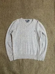 POLO RALPH LAUREN ポロラルフローレン Vネック ラムウール ニット