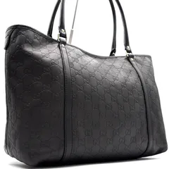 極美品 GUCCI グッチ トートバッグ シマレザー GG 肩掛け A4収納可 大容量 ボタン開閉 シリアルあり メンズ レディース ユニセックス ブラウン