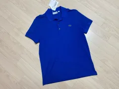 LACOSTE ラコステ スリムフィット スリムフィット ブルー 青 PK ポロTシャツ/4(100)