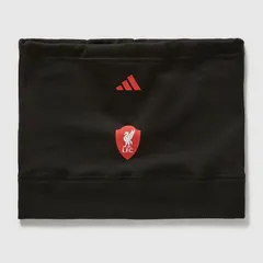 【送料無料・匿名配送】adidas アディダス リヴァプール 25/26 ネックウォーマー 黒 ブラック 赤 レッド 防寒具 新品 正規品 並行輸入 日本未発売