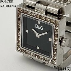 良品 ドルチェ＆ガッバーナレディース腕時計ブラック＆ゴールド 