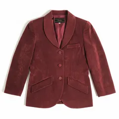 レリアン leilian ジャケット サイドポケット 裏地付き 日本製 ボルドー 9サイズ 991745