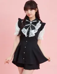 Secret Honey シークレットハニー シークレットハニー レイ セットアップ 半袖 ブラック