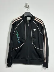 レディース アディダス 刺繍 トラックジャージ ジャージ トップス US S