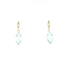 K18YG ブルートパーズ ピアス