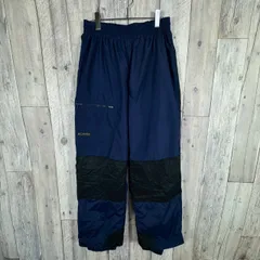 Columbia コロンビア ネイビー 防寒 耐水 撥水 スノボ スノーボード スキー ウェア ダブルニー ナイロン パンツ メンズ LL サイズ