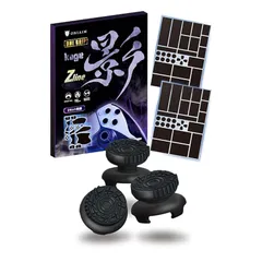 鬼 フリーク 風-kaze- PS4 PS5 Switch プロコン対応 FPS コントローラー エイム 向上 日本製 (ブラック Low/Middle/Highセット)(マルチグリップテープ付き)