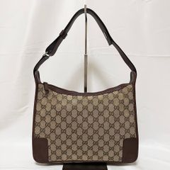 グッチ GG トートバッグ キャンバス アビー 濃茶 ブラウン 293578